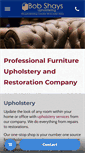 Mobile Screenshot of bobshaysupholstering.com